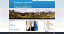 Desktop Screenshot of comune.sanpietrodifeletto.tv.it