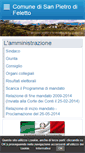 Mobile Screenshot of comune.sanpietrodifeletto.tv.it